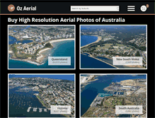 Tablet Screenshot of ozaerial.com.au